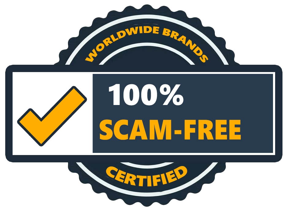 certified-scam-free There are no scams in the Worldwide Brands Directory. That keeps you and your customers safe.
